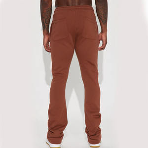 Pantalon de jogging pour homme de haute qualité, taille mi-haute, coupe oversize, en molleton de coton et polyester respirant, multi-poches, style urbain - Product Image 4