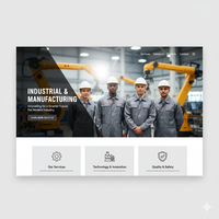 Web sitesi işletmeleri için güvenilir çözümler sunan endüstriyel ve üretim Web sitesi geliştirme profesyonel Web ajansı