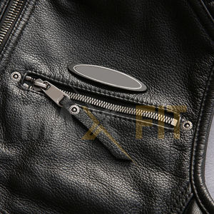 MAXFIT ENTERPRISES Veste de moto d'hiver de haute qualité style classique pour hommes Gilet en cuir véritable à la mode Produit de haut niveau - Product Image 4