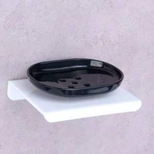 MISHWA Porte-savon mural moderne PA-11-B avec plateau en acrylique pour commande en gros - Product Image 1