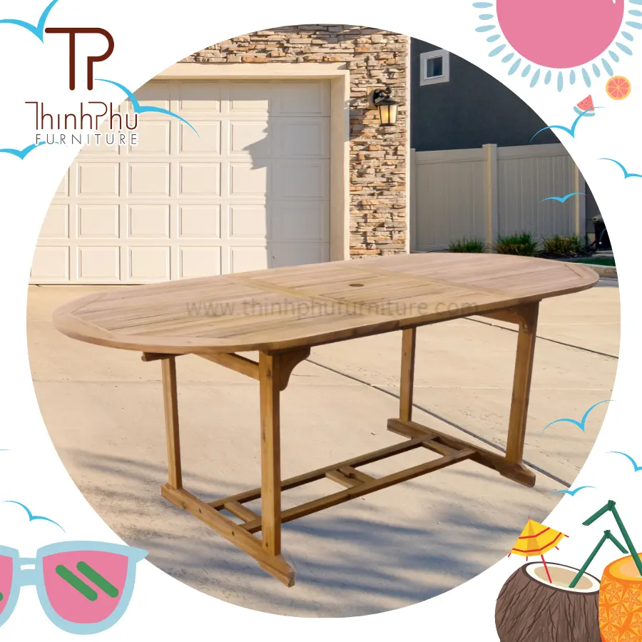 6ft HDPE Garden living room furniture Rectangle Half wooden Picnic Outdoor Folding Tables Manufacturer