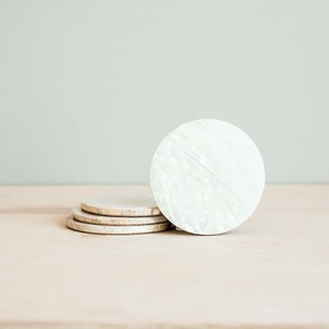 Prix de gros sous-verres en carreaux de mosaïque MOP coquilles incrustation tapis de tasse fabriqué à la main sous-verre en nacre - Product Image 5