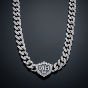 Chaîne cubaine Miami en argent de qualité supérieure avec finition diamantée en moissanite, élégance intemporelle en argent, chaîne élégante unisexe pour homme - Product Image 6
