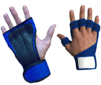 Gants de musculation unisexes antidérapants en néoprène robuste, légers et extensibles, à demi-doigts, avec sangle de poignet réglable pour le cross-training