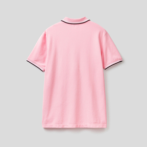 Camisa Casual de Manga Corta para Hombre de Alta Calidad, con Tela de Jersey Transpirable de Algodón/Poliéster, Diseño Sólido Personalizado al por Mayor - Product Image 6