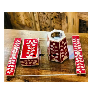 Bakhoor de Madera con Bandeja de Acrílico, Porta Incienso de Madera de Lujo, Diseño Artesanal de Primera Calidad - Product Image 4