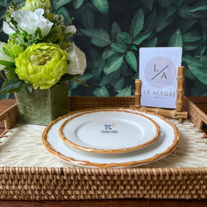 Vente en gros Plateau en rotin avec incrustation de nacre Plateau rond comme décor de table basse Plateau en nacre fait à la main - Product Image 4