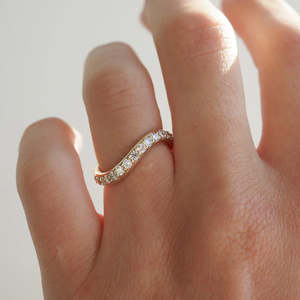 Anillos de Compromiso y Boda de Plata de Ley 925 para Mujer, con Moissanita de Corte Redondo, Estilo Vintage, Elegante y con Engaste de Garras, 3g - Product Image 2