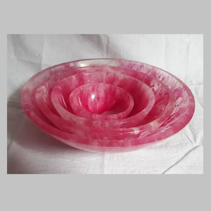 Tendance Ronde Résine Naturelle Noix Saladier Noir Ombragé Fruits Servir Vaisselle Plateau Commercial Conception Tendance Écologique - Product Image 4