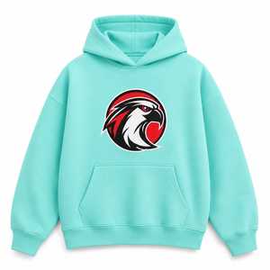 เสื้อฮู้ดดี้ปักโลโก้นกอินทรีแบบโอเวอร์ไซส์สำหรับทุกเพศ พรีเมียม เนื้อผ้าหนา คุณภาพสูง - Product Image 5