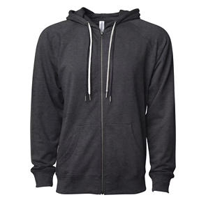 Sweatshirts à capuche zippés personnalisés pour hommes Heavy Vintage Boxy Fit manches longues French Terry thermique pour l'hiver - Product Image 2