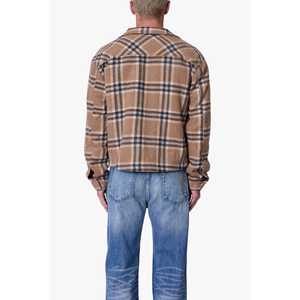 CHAQUETA FRANELA A CUADROS CON CREMALLERA DELANTERA - Product Image 5