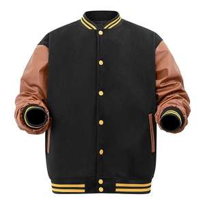 Veste universitaire personnalisée pour hommes et femmes avec logo brodé et tissu doux en laine mélangée - Product Image 3