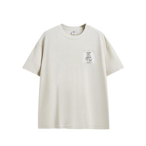 Wholesale Plain Custom Logo <b>Men's</b> Long Staple Cotton Graphic Print <b>T</b>-<b>shirts</b> Tshirts Printing Custom Logo for <b>Men</b> Manufacturer - Product Image 1