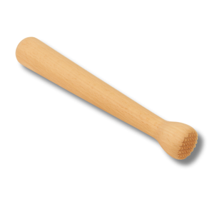 Oiled Beech Wood Cocktail Muddler 22cm Toothed Head Mojito <b>Bar</b> <b>Tool</b> Custom OEM Gift - Product Image 1