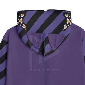 Sudadera con capucha y cremallera completa con diseño personalizado, informal, cálido, de algodón y poliéster para el invierno, éxito de ventas con logotipo personalizable - Product Image 6