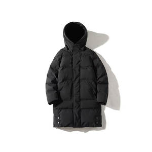 Chaqueta de mezclilla acolchada de Estilo Vintage para hombre, logotipo personalizado, cuello alto de invierno ligero de alta calidad, servicio OEM - Product Image 3