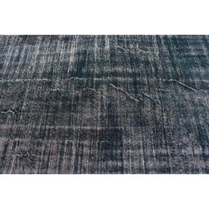 Alfombra Turca de 4.9x7.8 pies, Alfombra de Lana Vintage con Diseño de Parches Azules - Product Image 5