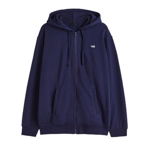 Sweat à capuche zippé surdimensionné 100% coton de haute qualité pour hommes avec poches latérales à glissière Logo personnalisé col à capuche nouveauté sweats - Product Image 4