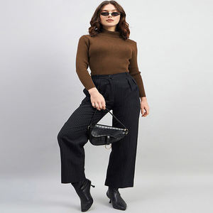 Woolen High Neck Full Sleeve Regullar length Women Woolen Top Casual Streetwear Women Top casual Winter'S Top's - Product Image 4