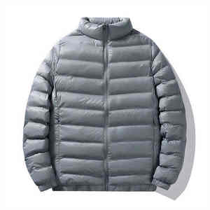 Mens Unisex Canvas Puffer <b>Jacket</b> Spring <b>Warm</b> Ultra Swell of Technology Fashion Long Front Design - Product Image 4