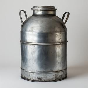 Bidons à lait galvanisés de ferme vintage, poignées solides, maison rustique, cuisine, jardin extérieur, décoration, bidon d'eau - Product Image 6