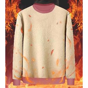 100% algodón orgánico francés Terry cuello redondo forrado sudadera - Product Image 2