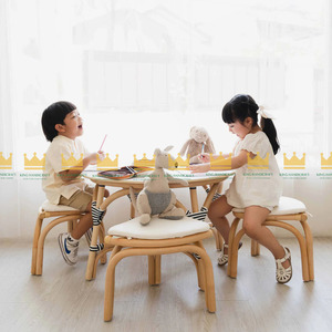 Tabourets en rotin pour enfants du Vietnam pour l'école et la décoration intérieure Chaise pour enfants pour la chambre à coucher et la décoration d'événements - Product Image 2