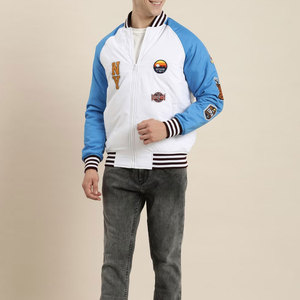 Chaqueta Universitaria de Béisbol con Logotipo Personalizado - Colores/Tamaños Personalizables, Lona de Alta Calidad, Transpirable, Resistente al Viento, Diseño Unisex - Product Image 4