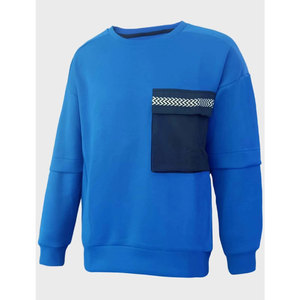 Sweat-shirt thermique en polaire pour homme, col rond, décontracté, pull d'hiver en coton, sweat à capuche chaud - Product Image 1