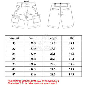 Pantalones Cortos Cargo Transpirables con Sensación Ligera y Detalles Prácticos, Pantalones Cortos Cargo con Sensación de Algodón Suave - Product Image 6