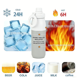 32盎司不锈钢真空隔热双层磁性防漏水瓶带手机支架盖子可煮水安全 - Product Image 2