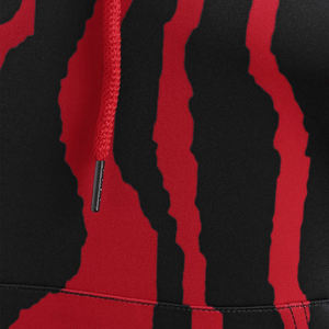 Haute qualité respirant hommes Sublimation sweats à capuche noir et rouge décontracté impression XS taille unisexe hiver tissu en gros - Product Image 2