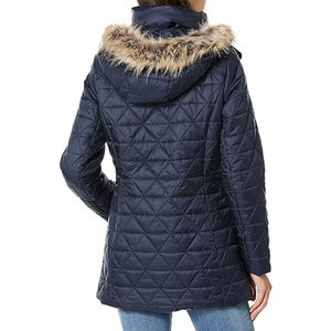Veste matelassée pour femmes, matériau de haute qualité, vente en gros, capuche tricotée, vêtements d'extérieur d'hiver, OEM, respirante, personnalisable - Product Image 2