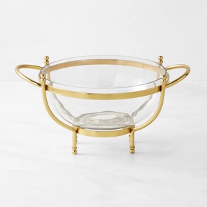 Latest 2023 Design Luxury Washable Glass Serving Bowl <b>Table</b> <b>Top</b> <b>Decorative</b> for Home Kitchen Hotel Restaurants Party - Product Image 5