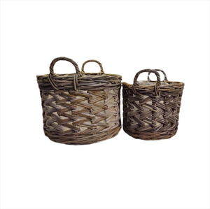 Cesta con asa NestHut de ratán natural - Product Image 4