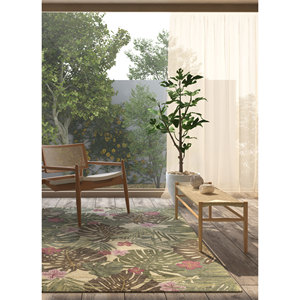 พรมขนสัตว์ลายดอกแพนซี่ถักมือหลายชั้นสำหรับใช้ในบ้าน-Lca-808 - Product Image 5