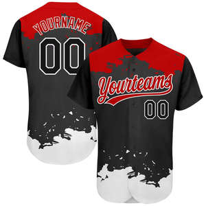 Camiseta de béisbol de poliéster transpirable personalizable unisex, venta al por mayor, impresión personalizada, diseño 3D, ropa deportiva de talla grande, sublimación - Product Image 6