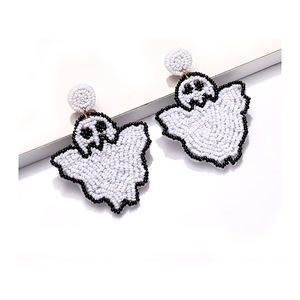 Compra la mejor calidad, accesorios navideños de Halloween, venta al por mayor, Pendientes colgantes de calavera de calabaza para Halloween, Compra ahora a precio mínimo - Product Image 6