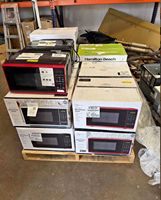 Four à micro-ondes électrique en acier inoxydable 20L, 1350W, double usage 110-240V, classe énergétique A, vente directe usine pour l'Europe/les États-Unis