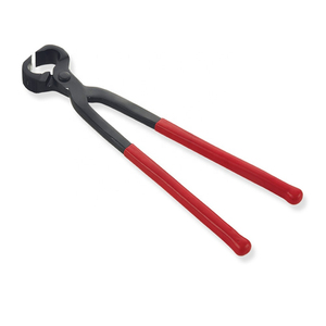 Pinza de cubierta forjada con mango cubierto de vinilo rojo con asas de 15 "y resorte diseñado para recortar el exceso de pared de pezuña 2025 - Product Image 2