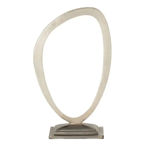 Aluminum Desktop Sculptures <b>Ornament</b> New Design Metal Tabletop Sculpture With High Quality Nickel Finished - Product Image 1