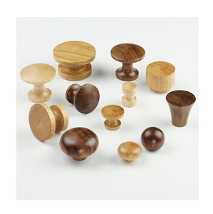 Boutons en bois Quincaillerie de meubles Bouton en bois Meilleur prix Couleur bois naturel et produit le mieux vendu - Product Image 2