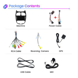 MEKEDE Android 7 pouces Pantalla Carro Car Navigation 360 Audio Stéréo Car-play Multimédia pour <span class=keywords><strong>Peugeot</strong></span> 206 206CC <span class=keywords><strong>206SW</strong></span> 2000-2008 - Product Image 5