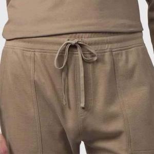 Pantalones Cortos Deportivos de Algodón para Hombre, Estilo Urbano, Cómodos, con Forro Polar, Diseño Sólido Personalizable, Cintura Elástica - Product Image 5