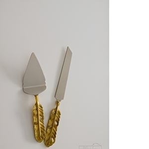 Hot Selling Brass Handle Cake Server <b>Set</b> Superior Quality Cake <b>Spatula</b> and Server <b>Set</b> Latest Design Less Price - Product Image 6