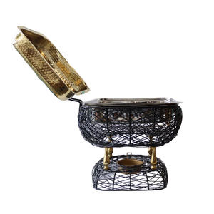 3 Liter Chafing Dish <b>Food</b> Warmer Handmade Tabletop Top Hotel & Restaurant Supplies <b>for</b> Parties - Product Image 6