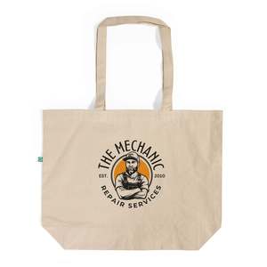 Recycled Trader's Canvas Tote <b>Bags</b> <b>Medium</b> Organic Cotton Cartoon Letter Screen for Daily Use Gifts Customizable Your Logo-RC219 - Product Image 5