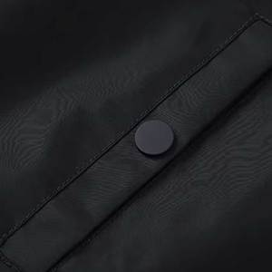 Chaqueta de bombardero de invierno ajustada para hombre hecha a medida 2025 estilo informal de alta calidad con cremallera en el cuello levantado - Product Image 4