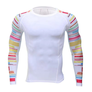 Maillot de sport pour homme, ajusté, respirant, écologique, séchage rapide, UPF50+, pour la course à pied, la gym, le yoga - Product Image 4